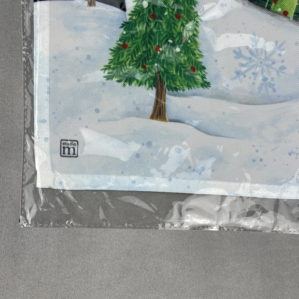 BreezeArt Studio M Buffalo Snowman Premium Garden Flag 12.5